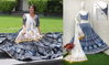 Vc 45 Muslin Printed With Real Mirror Work Lehenga With Blouse Dupatta Wholesale In India